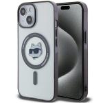 Carcasa Karl Lagerfeld IML Choupette Head cu MagSafe compatibila cu iPhone 15 / 14 / 13, Transparent 4 - lerato.ro