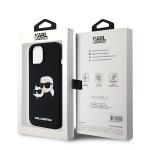 Carcasa Karl Lagerfeld Silicone Karl and Choupette cu MagSafe compatibila cu iPhone 15 / 14 / 13, Negru 9 - lerato.ro