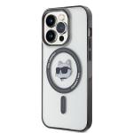 Carcasa Karl Lagerfeld IML Choupette Head cu MagSafe compatibila cu iPhone 15 Pro Max, Transparent 3 - lerato.ro