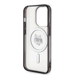 Carcasa Karl Lagerfeld IML Choupette Head cu MagSafe compatibila cu iPhone 15 Pro Max, Transparent 8 - lerato.ro