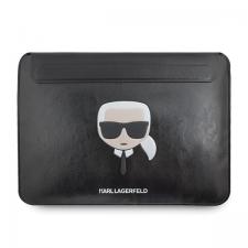 Husa Karl Lagerfeld Ikonik compatibila cu laptop 13 inch, Negru