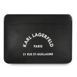 Husa Karl Lagerfeld Saffiano RSG compatibila cu laptop 13/14 inch, Negru 2 - lerato.ro