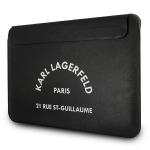 Husa Karl Lagerfeld Saffiano RSG compatibila cu laptop 13/14 inch, Negru 3 - lerato.ro