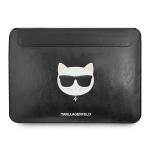 Husa Karl Lagerfeld Choupette Head compatibila cu laptop 16 inch, Negru 2 - lerato.ro