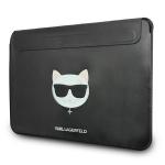 Husa Karl Lagerfeld Choupette Head compatibila cu laptop 16 inch, Negru 3 - lerato.ro
