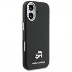 Husa Karl Lagerfeld Karl and Choupette Head Pins Saffiano cu MagSafe compatibila cu iPhone 17, Negru 5 - lerato.ro