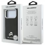Husa Karl Lagerfeld Karl and Choupette Head Pins Saffiano cu MagSafe compatibila cu iPhone 17 Pro Max, Negru 9 - lerato.ro