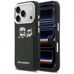 Husa Karl Lagerfeld Karl and Choupette Print Pocket compatibila cu iPhone 17 Pro, Negru 4 - lerato.ro