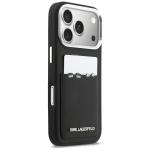 Husa Karl Lagerfeld Karl and Choupette Print Pocket compatibila cu iPhone 17 Pro, Negru 5 - lerato.ro