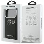 Husa Karl Lagerfeld Karl and Choupette Print Pocket compatibila cu iPhone 17 Pro, Negru 9 - lerato.ro