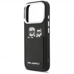 Husa Karl Lagerfeld Karl and Choupette Print Pocket compatibila cu iPhone 17 Pro Max, Negru 7 - lerato.ro