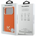 Husa Karl Lagerfeld Karl Head Logo cu MagSafe compatibila cu iPhone 17 Pro, Portocaliu 9 - lerato.ro