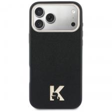 Husa Karl Lagerfeld Karl Logo Head cu MagSafe compatibila cu iPhone 17 Pro Max, Negru