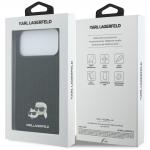 Husa Karl Lagerfeld Rhinestones Karl and Choupette Pin compatibila cu iPhone 17 Pro Max, Negru 9 - lerato.ro