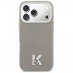 Husa Karl Lagerfeld Karl Head Logo cu MagSafe compatibila cu iPhone 17 Pro Max, Gri 2 - lerato.ro