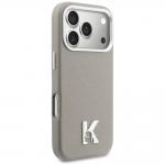 Husa Karl Lagerfeld Karl Head Logo cu MagSafe compatibila cu iPhone 17 Pro Max, Gri 5 - lerato.ro
