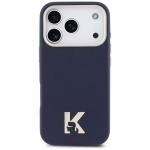 Husa Karl Lagerfeld Karl Head Logo cu MagSafe compatibila cu iPhone 17 Pro, Navy Blue 2 - lerato.ro