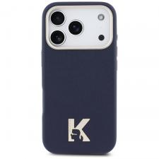 Husa Karl Lagerfeld Karl Head Logo cu MagSafe compatibila cu iPhone 17 Pro, Navy Blue