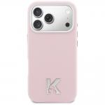 Husa Karl Lagerfeld Karl Head Logo cu MagSafe compatibila cu iPhone 17 Pro, Roz 2 - lerato.ro