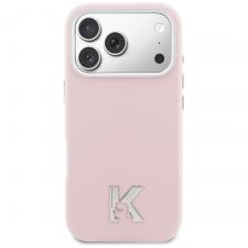 Husa Karl Lagerfeld Karl Head Logo cu MagSafe compatibila cu iPhone 17 Pro, Roz