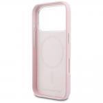 Husa Karl Lagerfeld Karl Head Logo cu MagSafe compatibila cu iPhone 17 Pro, Roz 8 - lerato.ro