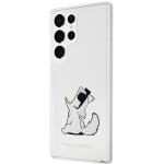 Carcasa Karl Lagerfeld Choupette Fun compatibila cu Samsung Galaxy S23 Ultra, Transparent 3 - lerato.ro