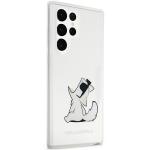 Carcasa Karl Lagerfeld Choupette Fun compatibila cu Samsung Galaxy S23 Ultra, Transparent 5 - lerato.ro