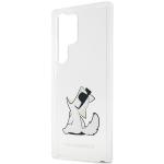 Carcasa Karl Lagerfeld Choupette Fun compatibila cu Samsung Galaxy S23 Ultra, Transparent 7 - lerato.ro
