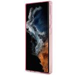 Carcasa Karl Lagerfeld Ikonik Choupette compatibila cu Samsung Galaxy S23 Ultra, Roz 6 - lerato.ro