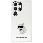 Carcasa Karl Lagerfeld Ikonik Choupette compatibila cu Samsung Galaxy S23 Ultra, Transparent 2 - lerato.ro