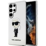Carcasa Karl Lagerfeld Ikonik Karl compatibila cu Samsung Galaxy S23 Ultra, Transparent 4 - lerato.ro