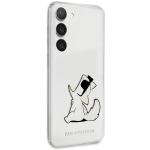 Carcasa Karl Lagerfeld Choupette Fun compatibila cu Samsung Galaxy S23 Plus, Transparent 5 - lerato.ro