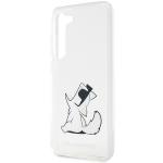 Carcasa Karl Lagerfeld Choupette Fun compatibila cu Samsung Galaxy S23 Plus, Transparent 7 - lerato.ro