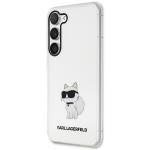 Carcasa Karl Lagerfeld Ikonik Choupette compatibila cu Samsung Galaxy S23 Plus, Transparent 3 - lerato.ro