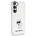 Carcasa Karl Lagerfeld Ikonik Choupette compatibila cu Samsung Galaxy S23 Plus, Transparent 5 - lerato.ro