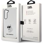 Carcasa Karl Lagerfeld Ikonik Choupette compatibila cu Samsung Galaxy S23 Plus, Transparent 9 - lerato.ro