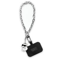 Snur pentru carcase Karl Lagerfeld Choupette Hand Strap, Silver