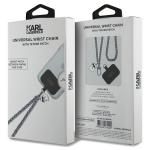 Snur pentru carcase Karl Lagerfeld Choupette Hand Strap, Silver 4 - lerato.ro