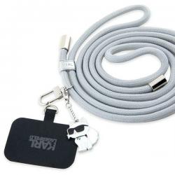 Snur pentru carcase Karl Lagerfeld CBDY Cord, Gri
