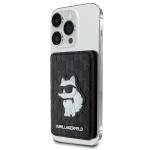 Portofel magnetic Karl Lagerfeld Saffiano Monogram Choupette, Compatibil MagSafe, Negru 4 - lerato.ro