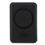 Portofel magnetic Karl Lagerfeld Saffiano Monogram Choupette, Compatibil MagSafe, Negru 6 - lerato.ro