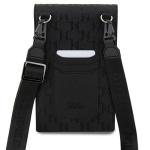Geanta universala Karl Lagerfeld Saffiano Monogram Ikonik, 18.5 x 12 x 2 cm, 2 compartimente, Negru 6 - lerato.ro