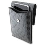 Geanta universala Karl Lagerfeld Monogram Plate, 18.5 x 11.5 x 2 cm, 5 compartimente, Silver 5 - lerato.ro