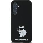 Carcasa Karl Lagerfeld Silicone Choupette compatibila cu Samsung Galaxy A55, Negru 2 - lerato.ro