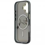 Carcasa Karl Lagerfeld IML Choupettes Karl Script Logo cu MagSafe compatibila cu iPhone 17, Negru 8 - lerato.ro