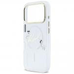 Carcasa Karl Lagerfeld IML Choupettes Karl Script Logo cu MagSafe compatibila cu iPhone 17 Pro, Transparent 7 - lerato.ro