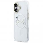 Carcasa Karl Lagerfeld IML Choupettes Karl Script Logo cu MagSafe compatibila cu iPhone 17, Transparent 3 - lerato.ro