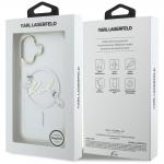 Carcasa Karl Lagerfeld IML Choupettes Karl Script Logo cu MagSafe compatibila cu iPhone 17, Transparent 9 - lerato.ro