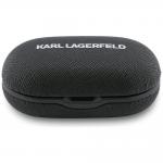 Casti wireless TWS Karl Lagerfeld Saffiano Logo, Bluetooth 5.4, 380 mAh, Autonomie 30h, USB-C, Negru 3 - lerato.ro