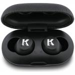 Casti wireless TWS Karl Lagerfeld Saffiano Logo, Bluetooth 5.4, 380 mAh, Autonomie 30h, USB-C, Negru 2 - lerato.ro
